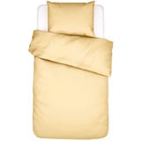 ESSENZA Minte, Satin-Bettwäsche aus Satin - yellow straw - 155x220 cm, Oeko-Tex® Standard 100, weiche und anschmiegsame Oberfläche, Schlaftextilien, Bettwäsche, Bettwäsche