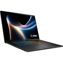 MSI Stealth 16 AI+ B3WI-034 16'' Intel Core Ultra 9 386H 32 GB RAM 1 TB SSD NVIDIA GeForce RTX 5080 Windows 11 Home Schwarz
