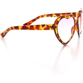 COLLEZIONE ALESSANDRO Sonnenbrille Heart in Leooptik