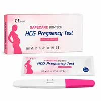 Safecare 1 x Schwangerschaftstest Midstream, Frühtest ab 10 mIU/ml, Ergebnis in 3 Minuten, über 99% genau, HCG Test zur früh Schwangerschaftserkennung