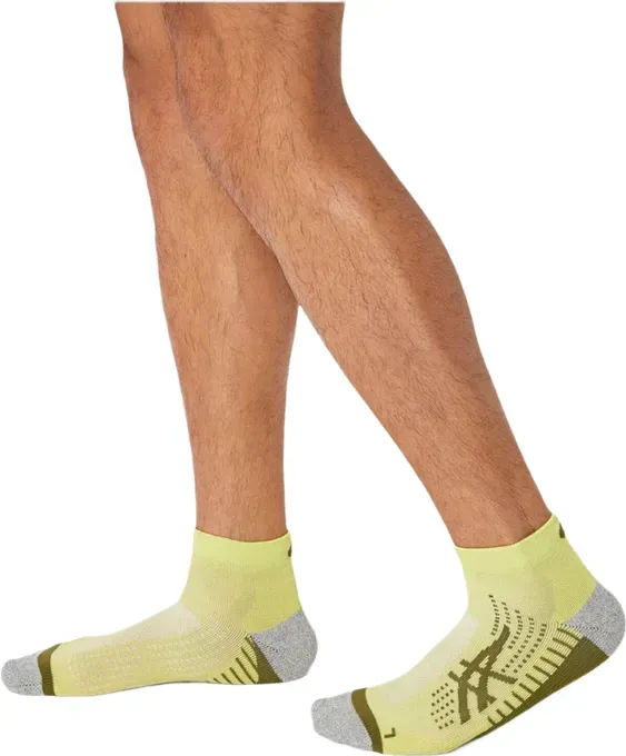 ASICS ICON RUN QUARTER SOCK GLOW YELLOW / CACTUS