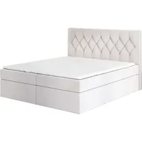 Mebloland Boxspringbett EIRIK 120 x 200 mit 2 Bettkästen,