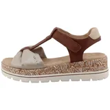 Tom Tailor Plateau-Sandaletten Damen Beige 37