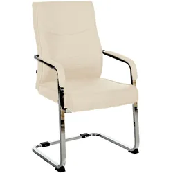 CLP Besucherstuhl Hobart creme/Stoff