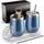 luxuskollektion Edelstahl Weinbecher 0,35 l Hellblau 2 St.