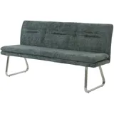 Mendler Sitzbank HWC-H70 Polsterbank Blau/Grün 180 x 40 x 48 cm