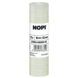 Klebefilm 12RL 12mm 10m transparent