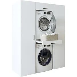 roomartstore.de Waschbeckenunterschrank 157 x 0 x 67 cm Weiß