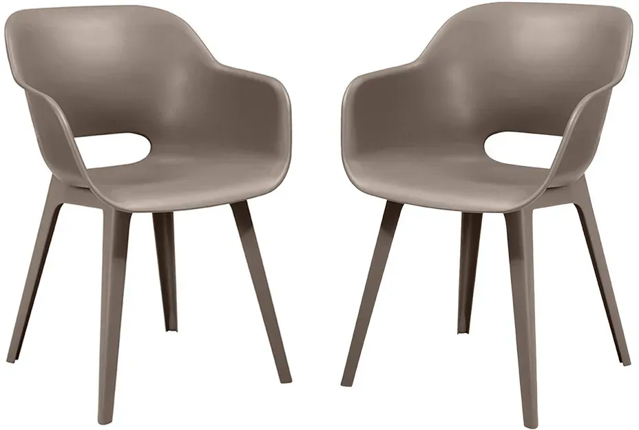 Akola duo Gartenstuhl cappuccino