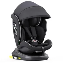 XOMAX 946i Kindersitz drehbar 360° mit ISOFIX, Liegefunktion I mitwachsend I 0-36 kg, 0-12 Jahre, Gruppe 0/1/2/3 I 5-Punkt-Gurt und 3-Punkt-Gurt I Bezug abnehmbar, waschbar I ECE R129