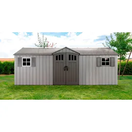 Lifetime Gerätehaus Neptun 2,43 x 6,1 x 2,41 m dunkelgrau