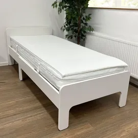 eloneo 3D-Klima-Matratzenauflage 80 x 200 cm weiß