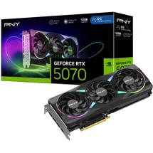 PNY GeForce RTX 5070 ARGB Epic-X RGB Overclocked Triple Fan, 12GB GDDR7, Grafikkarte