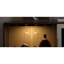 YEELIGHT Closet Sensor Light, Unterbauleuchte mit Bewegungssensor, 2700K, warmweiß, 40cm, silber