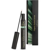 Satin Naturel Wimpernserum 5 ml – mit Bio Aloe Vera & Rotklee – Für Wimpernwachstum & gepflegte Wimpern – Ohne Hormone – Auch als Augenbrauen Serum – Lash & Brow Booster