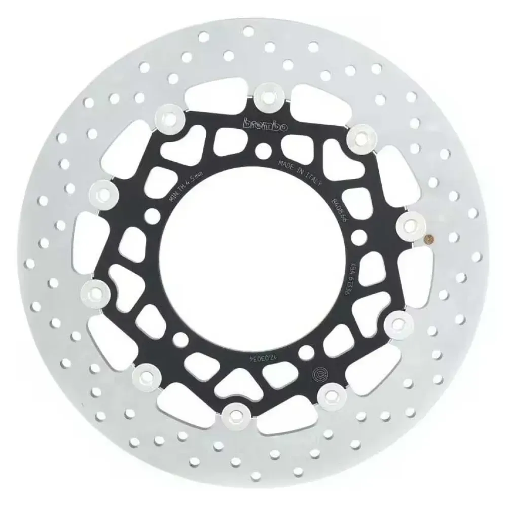Brembo Serie Oro 78b40866 Schwimmende Bremsscheibe - Silver - One Size