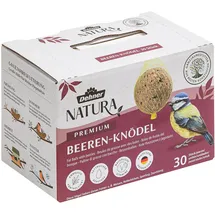 dehner natura premium Wildvogelfutter Beeren-Meisenknödel im Karton, mit Netz, 30 Stk.