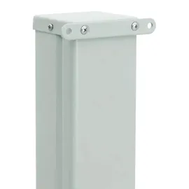 Helloshop26 Seitenmarkise 100 x 500 cm grau Polyester