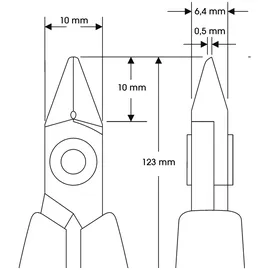 WETEC PRO Seitenschneider 125 mm
