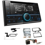 Kenwood DPX-7300DAB Autoradio Bluetooth DAB+ für Fiat Panda 2003-2012 grau