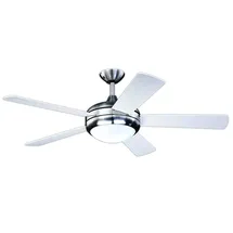 AireRyder Ursa Deckenventilator mit Beleuchtung 132 cm Weiß/Kiefer