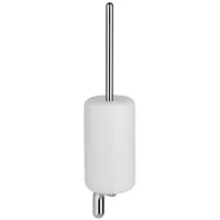 GESSI Goccia Toilettenbürstengarnitur zur Wandmontage, Behälter in GRES weiß,