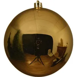 buttinette Christbaumkugel, gold, 20 cm Ø