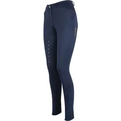 Winter Damen Reithose Silikon Vollbesatz GRETA dark navy L