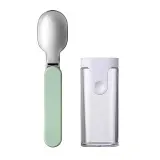 Mepal Ellipse Löffel, faltbar, inkl. Transportbox, 107645594700 - Grün