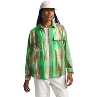 The North Face Damen Set Up Camp Flannel Bluse (Größe XS, gruen)