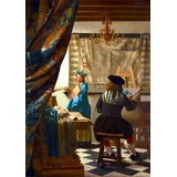 Blue Bird Bluebird Art of Painting 1668, Vermeer Jigsaw Puzzle (1000 Pieces)