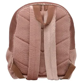 GOLA Mini Harlow Velvet Snake Rucksack Pink