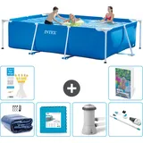 Rechteckiger Frame Pool - 300x200x75 Cm - 7-teilig  S145