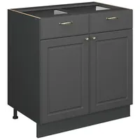Vicco Schubladenschrank Fame-Line 80 x 60 x 82 cm Gold