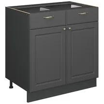 Vicco Schubladenschrank Fame-Line 80 x 60 x 82 cm Gold