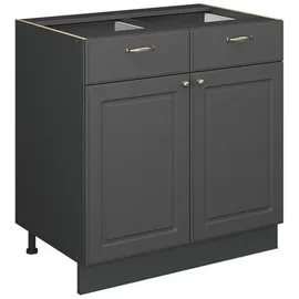 Vicco Schubladenschrank Fame-Line 80 x 60 x 82 cm Gold