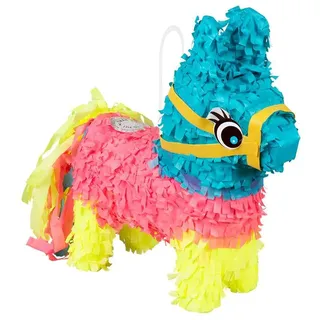 Boland Mini Pinata Esel, bunt 20x18cm