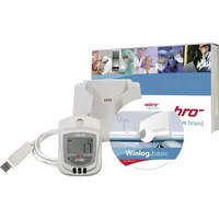 EBRO EBI 20-TH1-Set Multi-Datenlogger Messgröße Luftfeuchtigkeit, Temperatur -30 bis