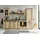 furn.design Küchenzeile Stove 284 cm Used Wood hell und anthrazit