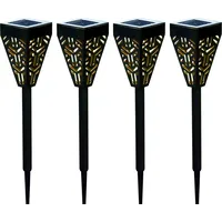 Hti-Living Solarfackel 4er Set Soley