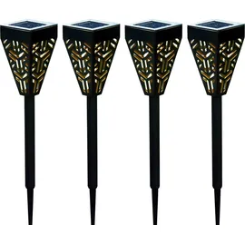 Hti-Living Solarfackel 4er Set Soley