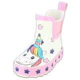 Beck Mädchen Little Unicorn Gummistiefel, Mehrfarbig, 18 EU