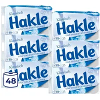 Hakle - Toilettenpapier Klassisch Weiß 48 Rollen