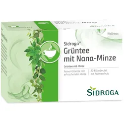 SIDROGA Wellness Grüntee mit  Nana-Minze  20X1.5 g Tee