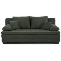 Schlafsofa Jonah Stoff Grün Dunkelgrün