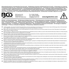 BGS Schraubendreher Schlitz 4 mm Klingenlänge 80 mm