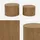 sweeek 2er-Set runde Couchtische mit Eichenholz-Look - Sylva