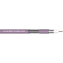 Elan 83591 Koaxialkabel Außen-Durchmesser: 4.8 RG179 75 Violett Meterware