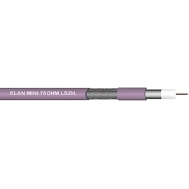 Elan 83591 Koaxialkabel Außen-Durchmesser: 4.8 RG179 75 Violett Meterware