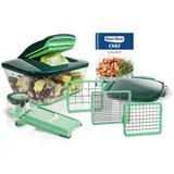 Genius Gemüseschneider Nicer Dicer Chef Gemüseschneider Gemüsehobel 10.tlg, Küche Helfer